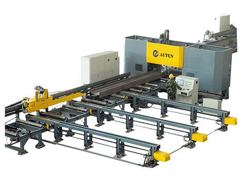 강철 구조물 제작을 위한 고속 CNC H 광속 훈련 그리고 표하기 기계 선