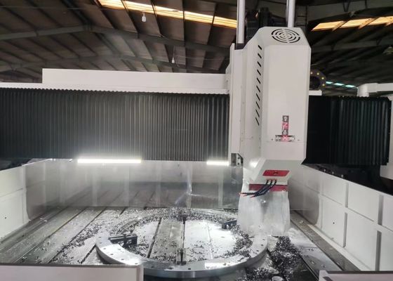 9000x7500x4000mm 전체 크기 CNC 갠트리 플랜지 드릴링 마킹 머신 BT50 스핀들 테이퍼