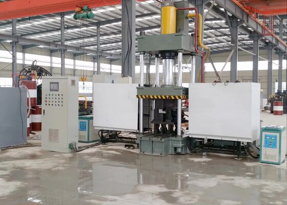 CNC Automatic Beading And Heating Machine For Carbon Steel Angle Profiles With PLC Control