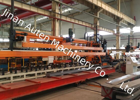 4-9mm 판 두께 Cnc 자동화 금속 잎 펀칭 처리 라인 중량 차량