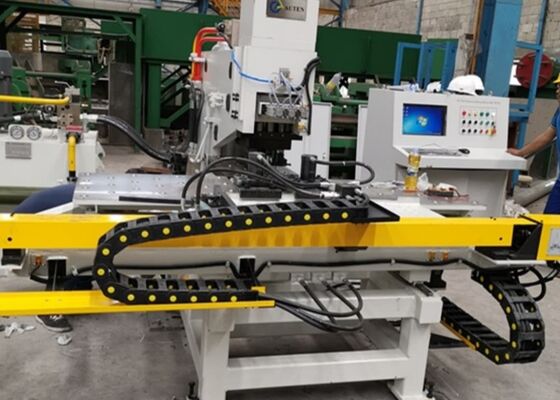 강철 구조물 산업 Cnc 판 펀칭기 800/1200KN 표하기 힘에 적용
