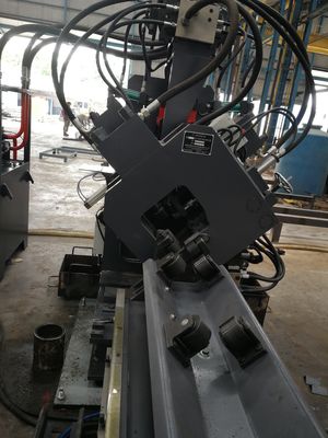 Gray Color CNC Angle Punching And Shearing Machine With Punching Force 1000kN