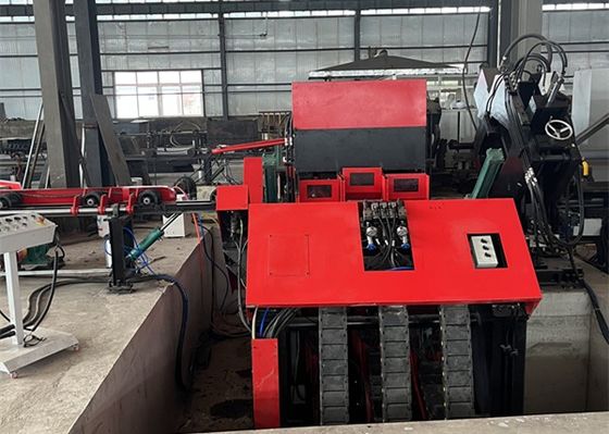 대형 앵글강 드릴링 및 스탬핑을 위한 고효율 자동 CNC 앵글 라인 머신