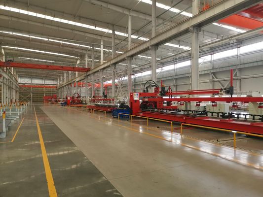 60mm Punching Diameter CNC Light Truck Flat Plate Beam Punch Machine Line 50m/Min X-Axis Speed