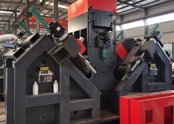 CNC 앵글 라인 머신 JNC2532 및 JNC2532G, 앵글 강철 타워 산업에서 전체적인 CNC 움직임과 정확한 구멍 드릴링을 위해