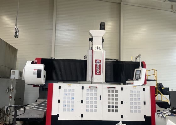 갠트리 높이 800mm CNC 갠트리 가공 플랜지 플레이트 드릴링 머신 스핀들 테이퍼 BT50