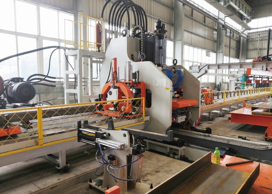 1200KN 공칭 힘 CNC 트럭 빔 플레이트 펀칭 머신 최대 750mpa 재료 인장