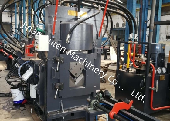 양면 2 펀치 CNC 앵글 펀칭 마킹 전단 라인 머신 630KN 펀칭력