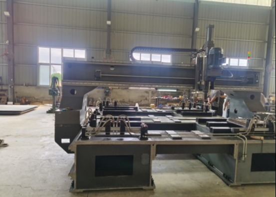 PZ4040/2 타입 갱트리 모바일 CNC 드릴링 머신 재료 중복 두께 최대 100mm