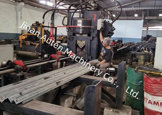 High Precision CNC Angle Lron Punching Marking And Shearing Line For Solar Mounting Aystem Manufacturing