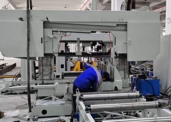 1250x600mm 최대 크기 너비 X 높이 CNC 3D 빔 드릴링 기계 라인 40mm 최대 구멍 지름