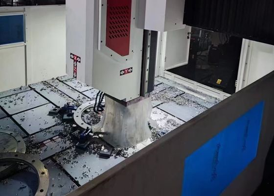 6000x3900x2700mm 전체 크기 CNC 갱트리 금속 굴착 기계 70mm 최대 굴착 지름