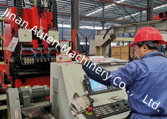 4-9mm 판 두께 Cnc 자동화 금속 잎 펀칭 처리 라인 중량 차량