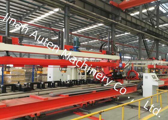 4-9mm 판 두께 Cnc 자동화 금속 잎 펀칭 처리 라인 중량 차량