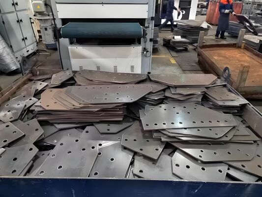 28KW Machine Power Plate Polishing Machine Removing Burr During The Cutting Process