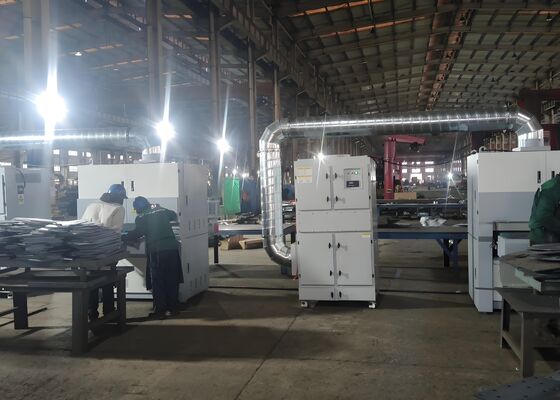 28KW 기계 전력 CNC 금속판 닦기 기계 2 피드 모터