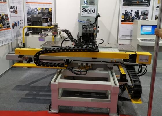 철강 제조 회사 CNC 수압 뚫기 융합 기계 구조 철강 사용