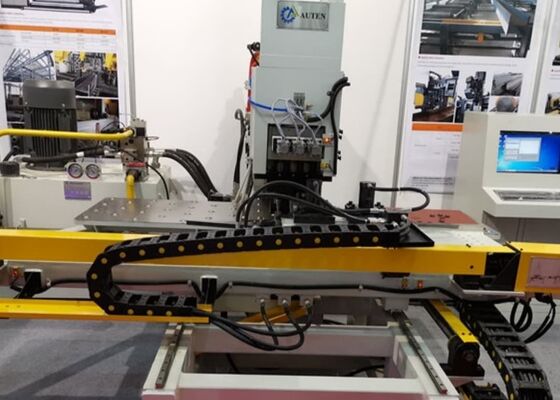 철강 제조 회사 CNC 수압 뚫기 융합 기계 구조 철강 사용