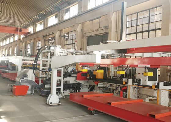 Vehicle Frame Plate Punching Servo Feeding CNC Punching Machine 25 Modules