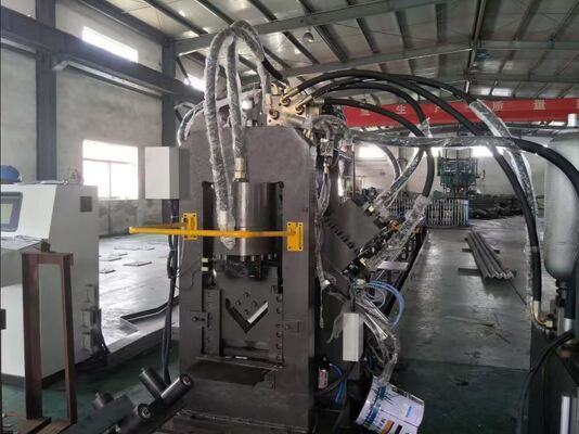 Integrated 3-In-1 CNC Steel Fabrication Line For Angle Flat Bar Channel Steel Processing
