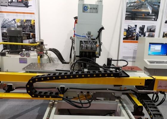 강철 구조물 산업 Cnc 판 펀칭기 800/1200KN 표하기 힘에 적용