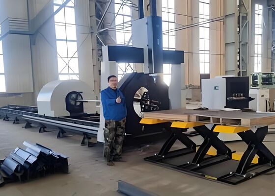 380V/50Hz Power Supply CNC Laser Tube Cutting Machine 300mm X Axis Itinerary