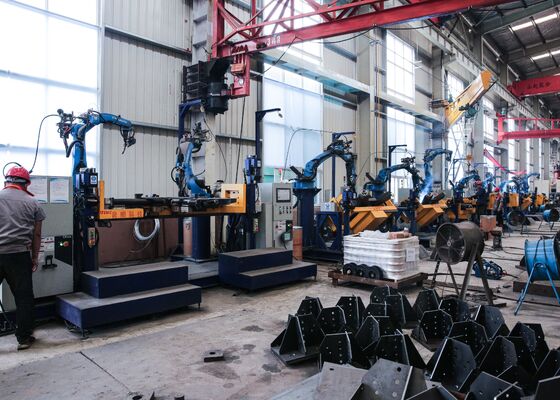 With Robotic Welding Arm Automatic Welding Robots With Automatic Seam Tracking