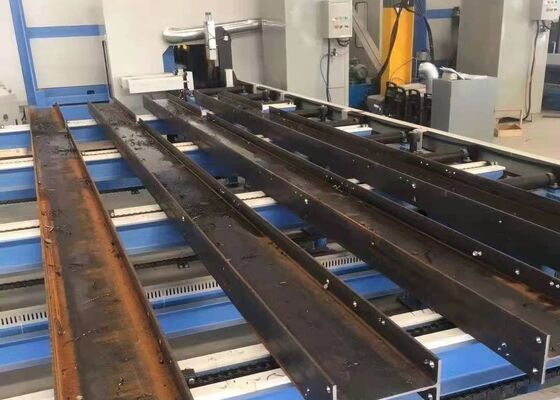 High Precision CNC Beam Drilling Machine For Structural Steel Manufacturing