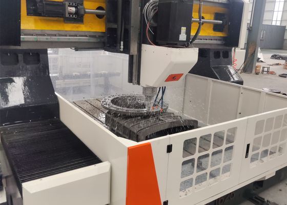 6500x4000x2700mm 전체 크기 CNC 플랜지 굴착 프레싱 머신 28mm T 슬롯 너비 작업 벤치