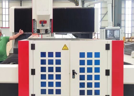 CNC 드릴링 태핑 머신 18mm T 슬롯 폭을 가공하는 1200x1200mm 크기 강판 플랜지