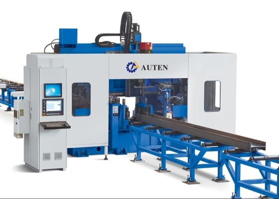 첨단 CNC H 빔 뚫기 기계 BT40 고속 스핀드 기술