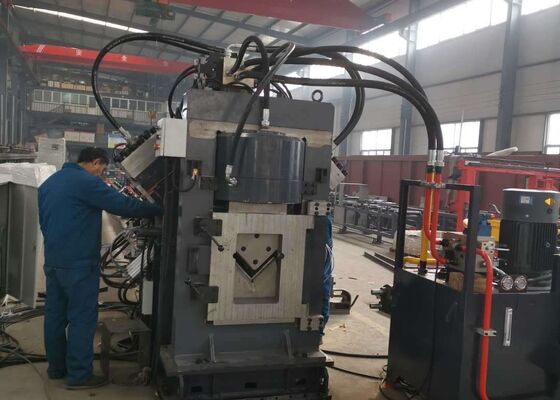 32x7x3m 전체 치수 CNC 앵글 펀칭 절단기 라인 1000/1200KN 마킹력