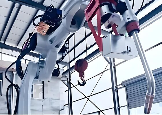 3D 디자인 소프트웨어와 함께 다층 다단계 연속 용접 CNC 무교수 용접 로봇